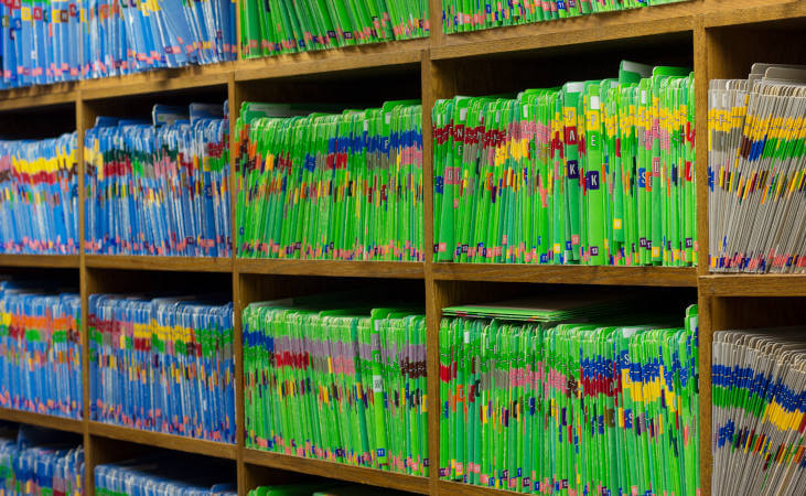 Dental patient files